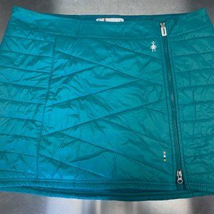 Smartwool Puffer Mini Zip Skirt - XL TEAL